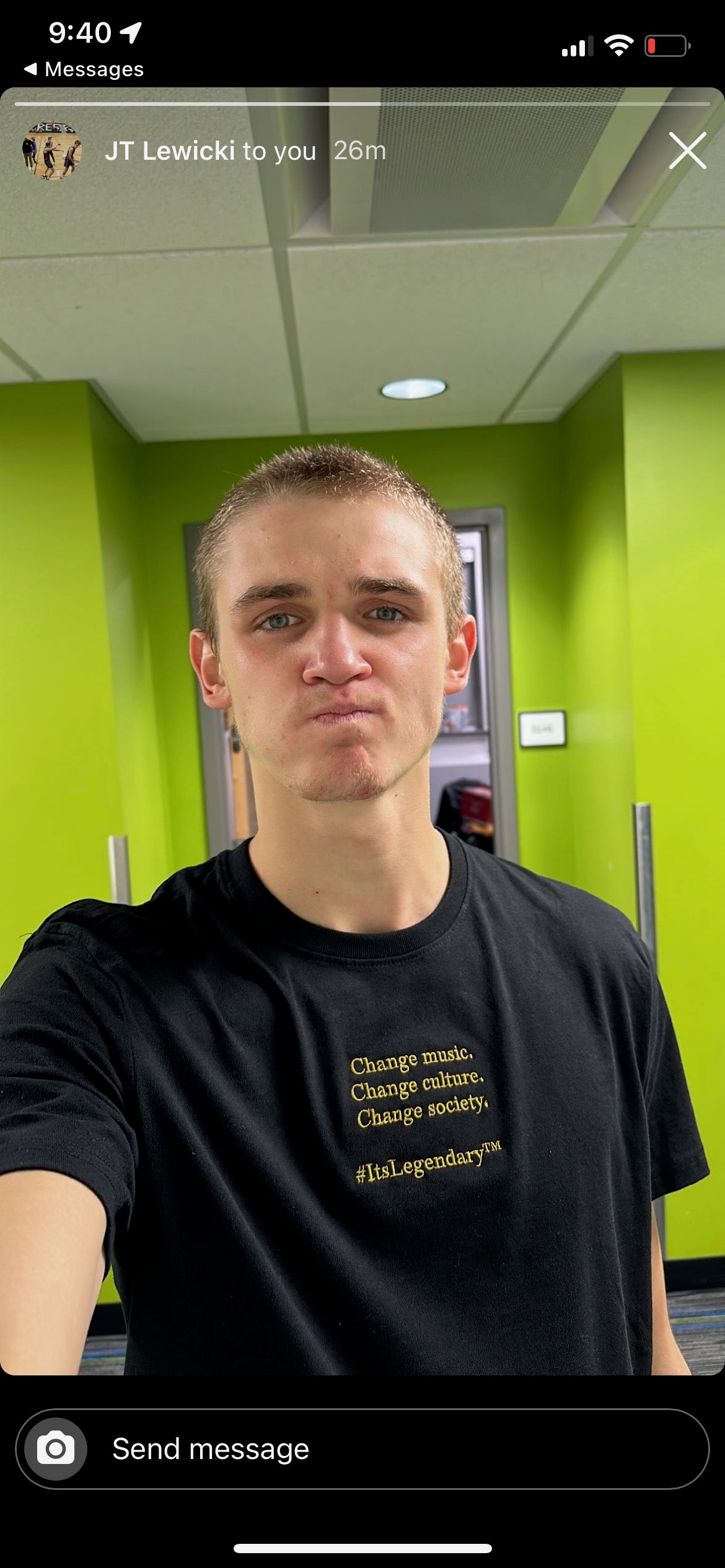 100% RECYCLED CHANGE TEE