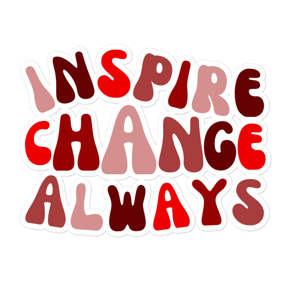 INSPIRE STICKER (SCARLET)