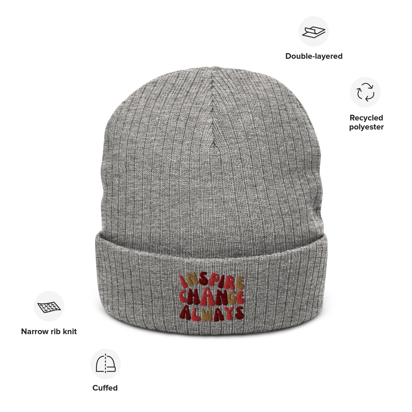 INSPIRE BEANIE (SCARLET)