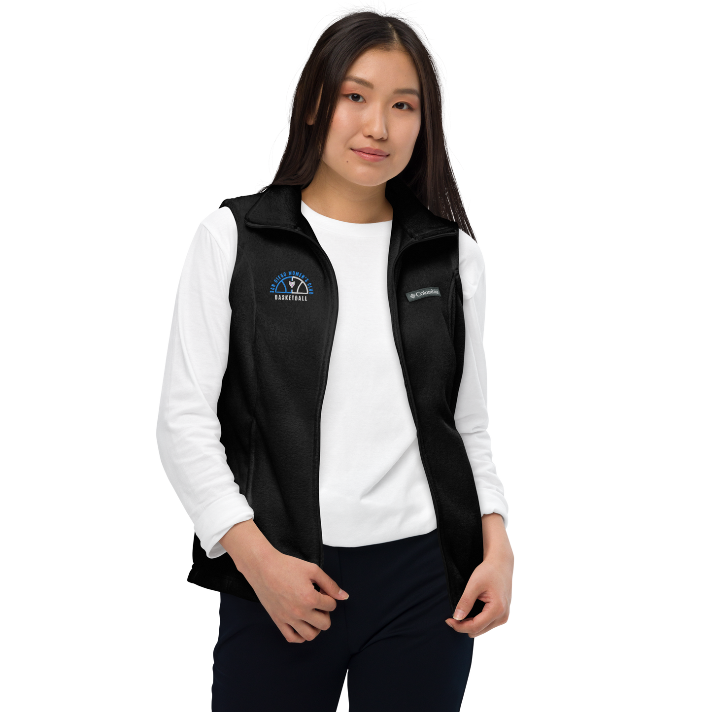 USD WCBB COLUMBIA FLEECE VEST (WOMEN'S)