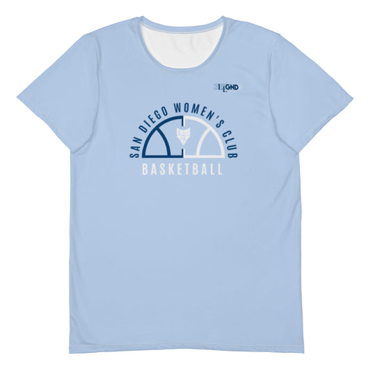 USD WCBB ATHLETIC TEE (POWDER BLUE)