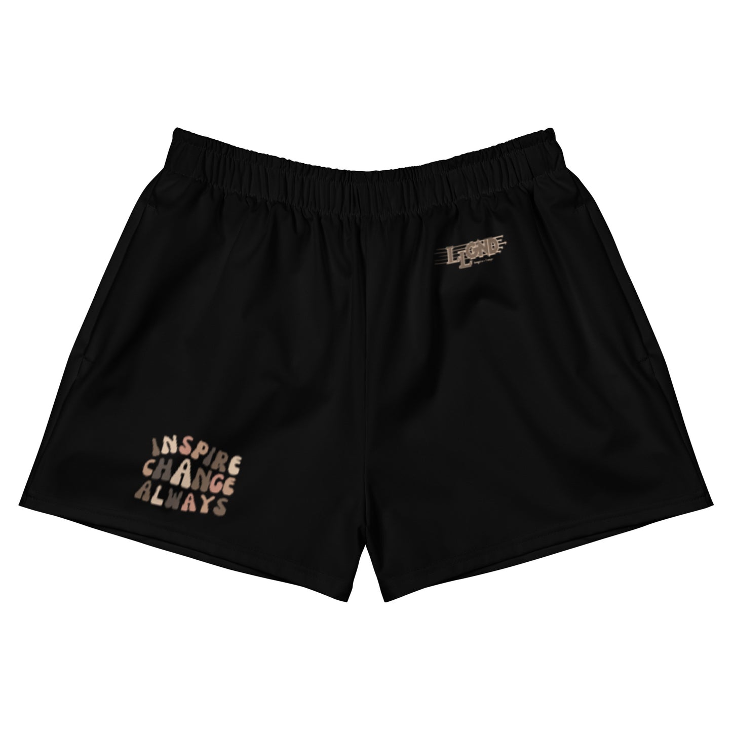 WOMEN'S INSPIRE RECYCLED SHORTS (BLACK)