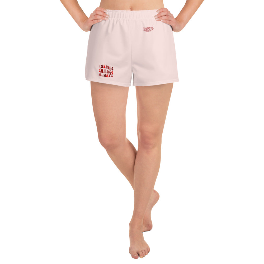 WOMEN'S INSPIRE RECYCLED SHORTS (SCARLET)
