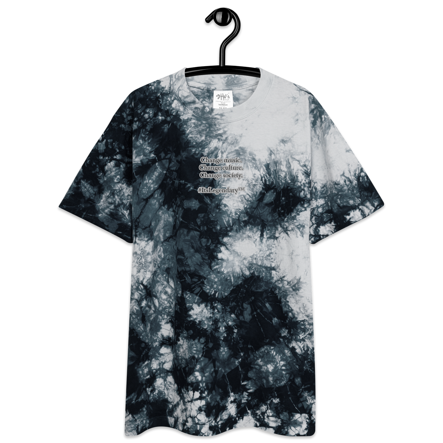 TIE DYE EMBROIDERED CHANGE TEE