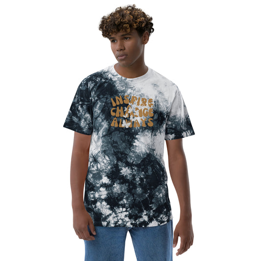 INSPIRE EMBROIDERED TIE DYE TEE